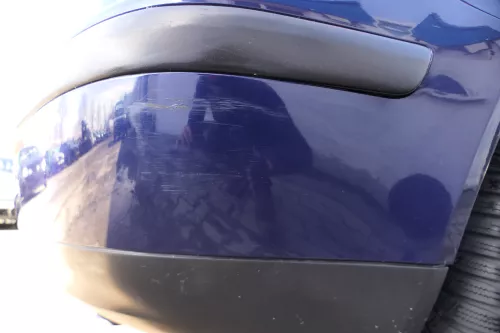 VW Golf 4 Limousine Stoßstange hinten Heckstoßstange Stoßfänger blau LB5N (174405)