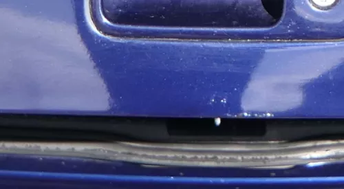 VW Golf 4 Limousine Heckklappe Kofferraumklappe Klappe hinten blau LB5N - Rost (174406)