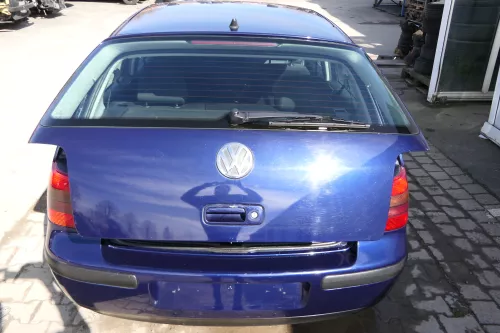 VW Golf 4 Limousine Heckklappe Kofferraumklappe Klappe hinten blau LB5N - Rost (174406)