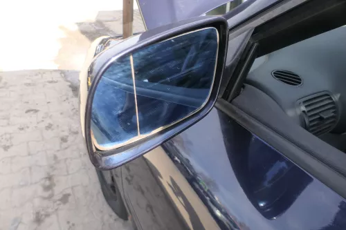 Audi A3 8L elektrischer Spiegel Außenspiegel links mit Glas blau lila LZ5L (174450)