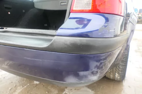 VW Golf 4 Kombi Avant Stoßstange hinten Heckstoßstange Stoßfänger blau LB5N (174503)