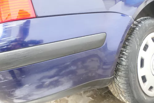 VW Golf 4 Kombi Avant Stoßstange hinten Heckstoßstange Stoßfänger blau LB5N (174503)