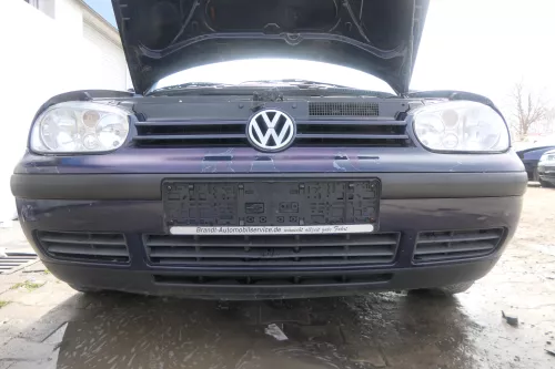 VW Golf 4 1J Stoßstange vorne Stoßfänger vorn blau LA5G