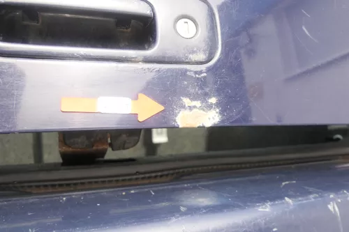 VW Golf 4 Limousine Heckklappe Kofferraumklappe Klappe hinten blau LA5G -ohneAnb (174535)