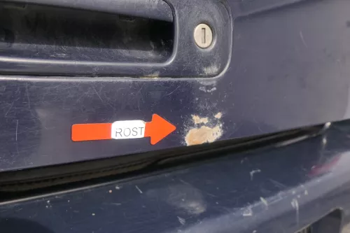 VW Golf 4 Limousine Heckklappe Kofferraumklappe Klappe hinten blau LA5G -ohneAnb (174535)