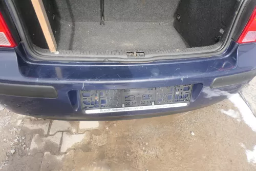 VW Golf 4 Limousine Stoßstange hinten Heckstoßstange Stoßfänger blau LA5G (174536)
