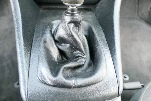 Audi A6 4B Schaltknauf Schaltsack Schaltknüppel original 6-Gang Leder (174553)