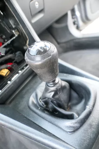 Audi A6 4B Schaltknauf Schaltsack Schaltknüppel original 6-Gang Leder