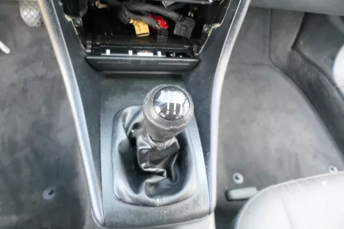 Audi A6 4B Schaltknauf Schaltsack Schaltknüppel original 6-Gang Leder (174553)