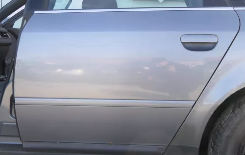 Audi A6 4B C5 Tür Türblatt hinten links nur Türblatt grau LY7L