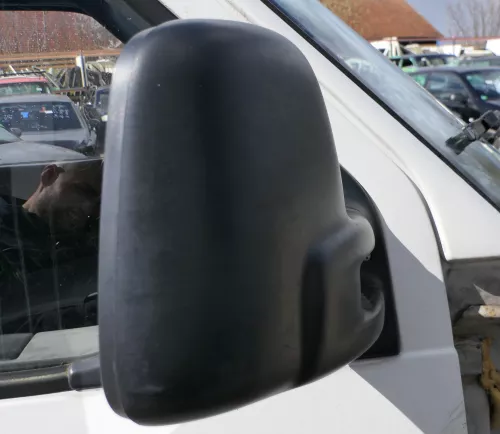 VW T4 mechanisch Spiegel Außenspiegel rechts Glas schwarz 701857508 origi matt (174607)