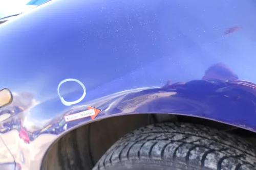 VW Polo 6N 6N1 Kotflügel vorne rechts LD5D blau lila  (174810)