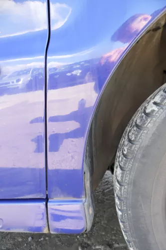 VW Polo 6N 6N1 Kotflügel vorne rechts LD5D blau lila  (174810)