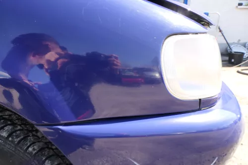 VW Polo 6N 6N1 Kotflügel vorne rechts LD5D blau lila  (174810)