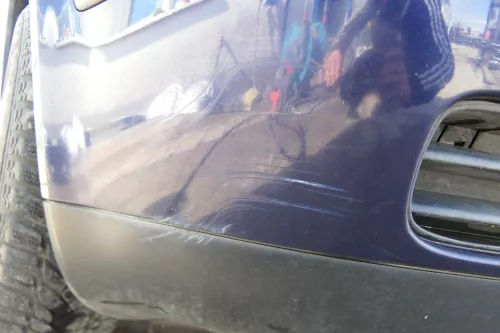 VW Golf 4 1J Stoßstange vorne Stoßfänger vorn blau LB5N (174816)