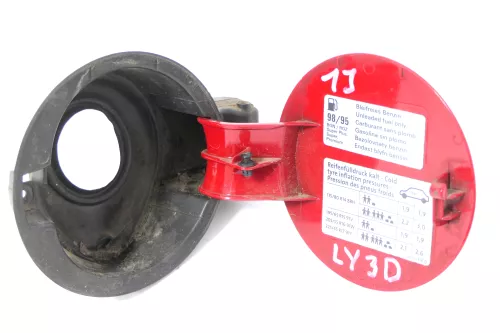 VW Golf 4 Limousine Tankdeckel Deckel Tank Tankverschluß rot LY3D (174904)