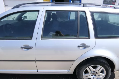 VW Golf 4 Bora Tür hinten links nur Kombi / Variant silber LA7W - ohne Anbauteil
