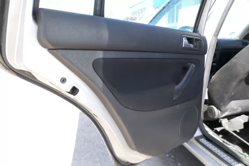 1x VW Golf 4 1J Kombi Türverkleidung Verkleidung Tür hinten links schwarz (174991)