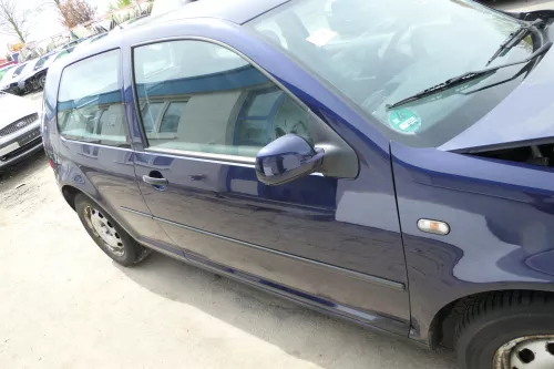 VW Golf 4 Tür vorne rechts Beifahrertür 2/3-Türer blau LB5N ohneAnbauteile (175013)