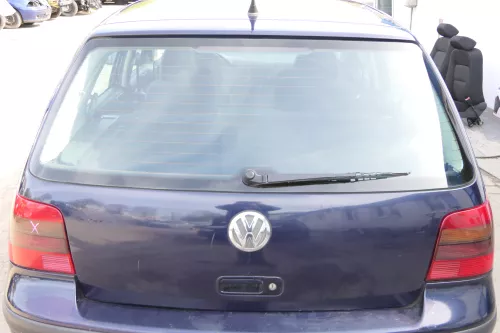 VW Golf 4 Limousine Heckklappe Kofferraumklappe Klappe hinten blau LC5H -ohneAnb