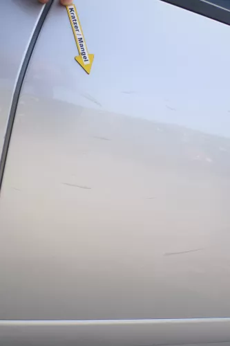 Audi A2 8Z Tür Türblatt hinten links silber LY7W - ohne Anbauteile (175264)