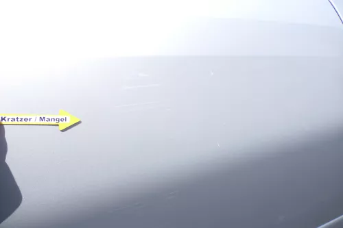 Audi A2 8Z Tür Türblatt hinten rechts silber LY7W - ohne Anbauteile (175270)