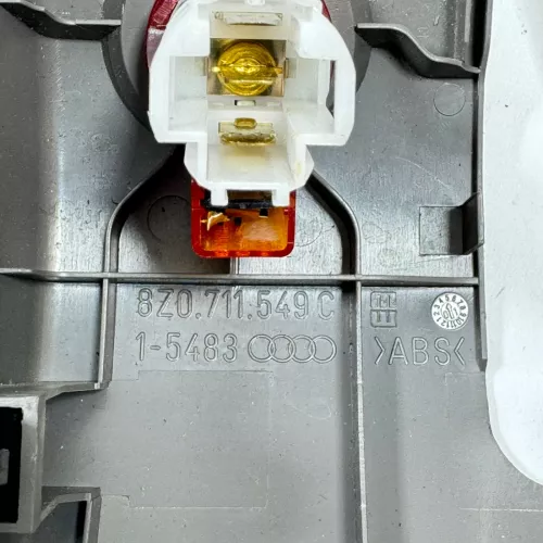 Audi A2 8Z Abdeckung um Handbremse Zigarettenanzünder swing dunkelgrau (175288)