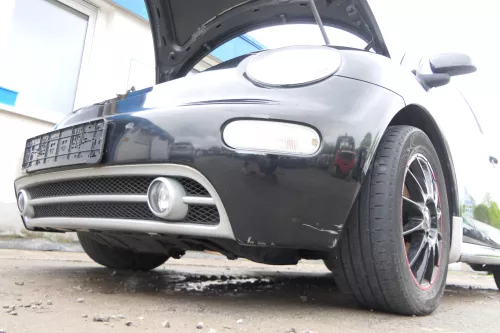 VW New Beetle 9C Stoßstange vorne Stoßfänger vorn schwarz L041 (175353)