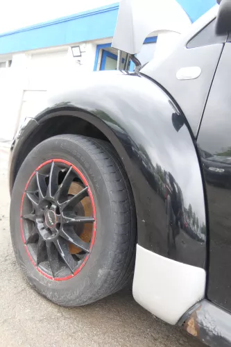 VW New Beetle 9C Kotflügel vorne links schwarz L041 1C0821103H (175354)