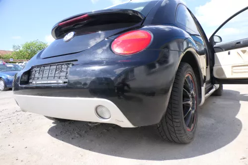 VW New Beetle 9C Stoßstange hinten Stoßfänger schwarz L041 Heckstoßfänger (175359)