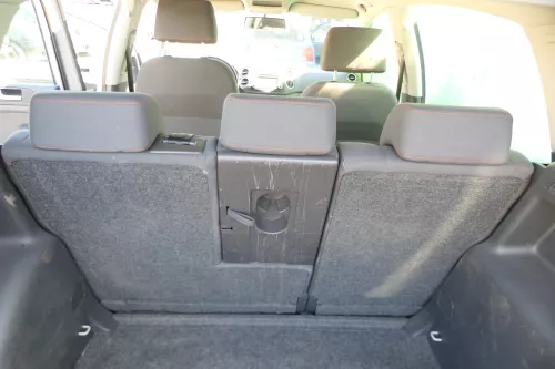 VW Golf 5M Plus Sitze Rückbank Rücksitzbank Lehne hinten Tour orange Nähte Goal (175415)