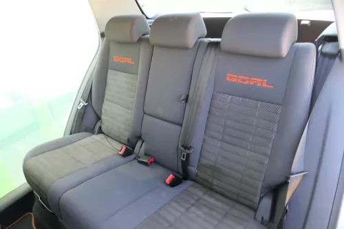 VW Golf 5M Plus Sitze Rückbank Rücksitzbank Lehne hinten Tour orange Nähte Goal