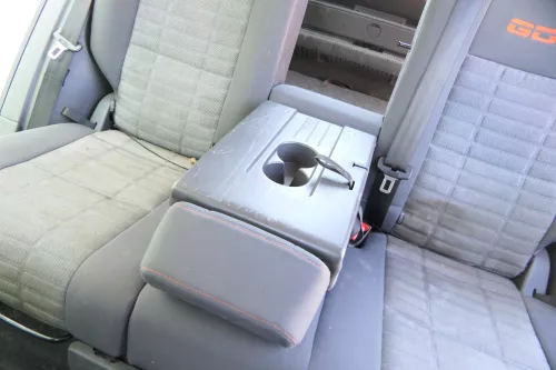 VW Golf 5M Plus Sitze Rückbank Rücksitzbank Lehne hinten Tour orange Nähte Goal (175415)