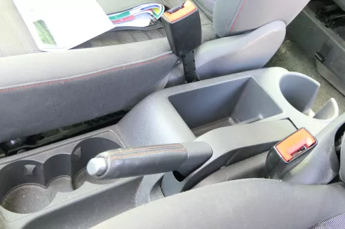 Golf 5 1K Plus Handbremse Feststellbremse Handbremshebel Leder orange Nähte Goal (175423)