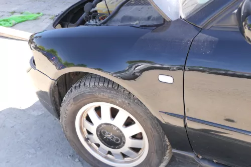 Audi A4 B5 (ab ca Ende1999 Facelift) Kotflügel vorne links schwarz LZ9W (175437)