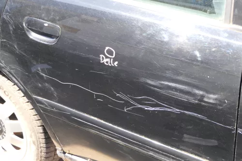 Audi A4 B5 Tür nur Türblatt hinten rechts schwarz LY9B - Facelift (175450)