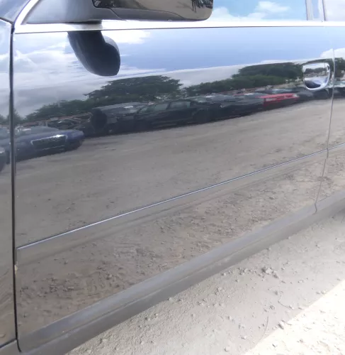 Audi A6 4B C5 Tür Türblatt hinten links nur Türblatt schwarz LN4J - Rost (175623)