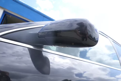 Audi A6 4B Spiegel Außenspiegel links elektrisch schwarz LN4J mit GLAS (175632)