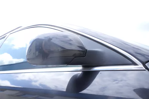 Audi A6 4B Spiegel Außenspiegel rechts elektrisch schwarz LN4J mit Glas (175633)