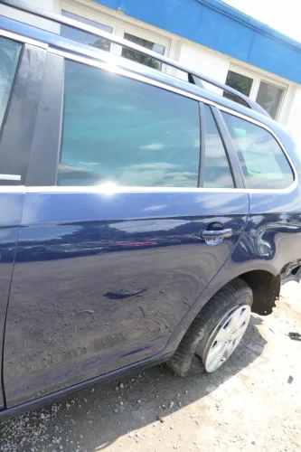 VW Golf 5 1K5 + Golf 6 AJ5 nur Kombi / Variant Tür hinten links blau LP5W -ohne (175693)