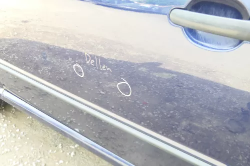 Fabia 6Y Kombi + Limousine Tür vorne links Fahrertür blau LF5U ohneAnbauteile (175735)