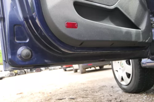 Fabia 6Y Kombi + Limousine Tür vorne links Fahrertür blau LF5U ohneAnbauteile (175735)