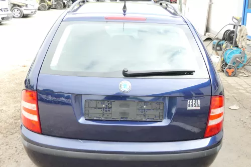 Skoda Fabia 6Y Combi Kombi Heckklappe Kofferraumklappe Klappe blau LF5U - DELLE! (175737)