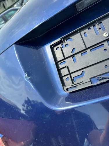 Skoda Fabia 6Y Combi Kombi Heckklappe Kofferraumklappe Klappe blau LF5U - DELLE! (175737)