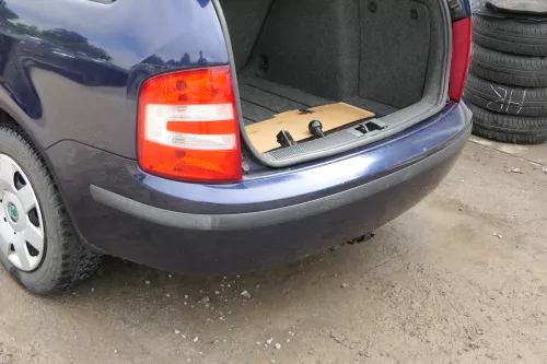 Skoda Fabia 6Y Kombi Stufenheck Stoßstange hinten Heckstoßstange blau LF5U (175738)