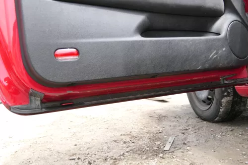 VW Golf 4 Tür vorne links Fahrertür 2/3-Türer rot LY3D - ohneAnbauteile (175793)