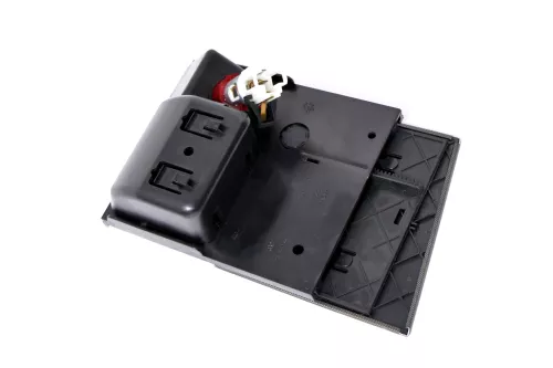 VW Golf 4 Bora Aschenbecher mit Zigarettenanzünder Anzünder Dekor netzoptik grau (175883)