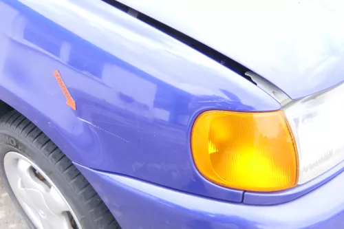 VW Polo 6N 6N1 Kotflügel vorne rechts LD5D blau lila (175889)