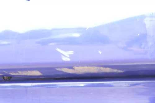 VW Polo 6N Stoßstange hinten 2-geteilte Heckstoßstange LD5D blau Stoßfänger (175891)