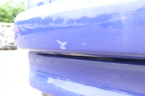 VW Polo 6N Stoßstange hinten 2-geteilte Heckstoßstange LD5D blau Stoßfänger (175891)